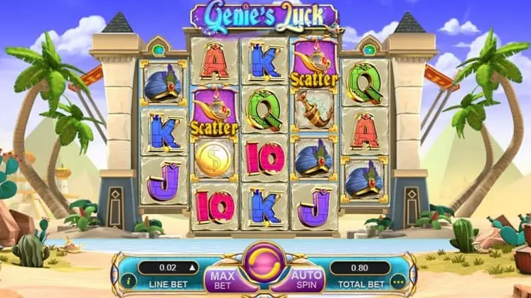 AFB168 Hướng dẫn cách chơi Genie’s Luck Slot chi tiết – Thần đèn may mắn